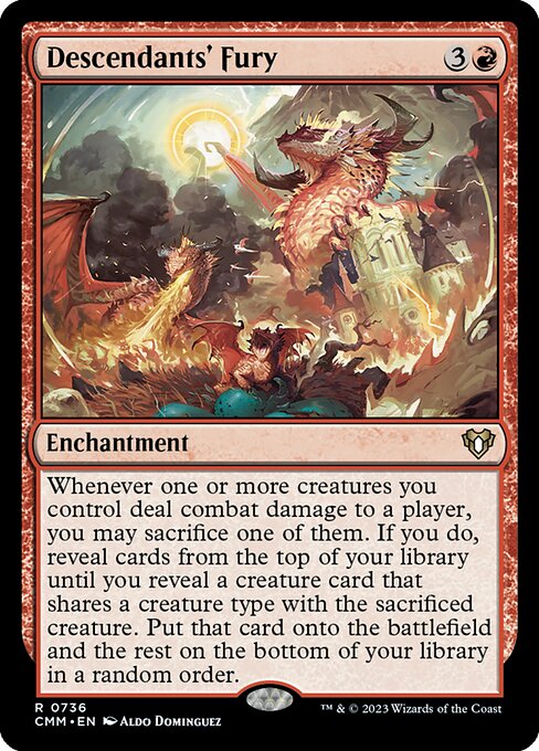 Descendants' Fury from Commander Masters