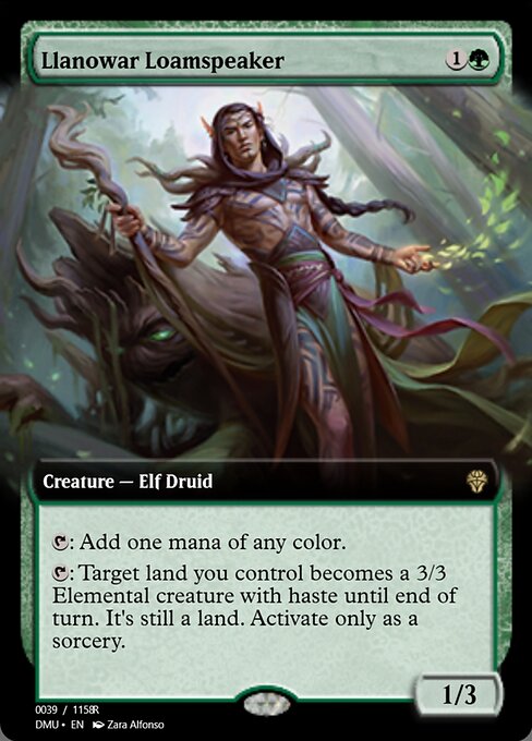 Llanowar Loamspeaker highlighted card art