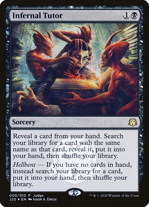 Infernal Tutor from Judge Gift Cards 2020