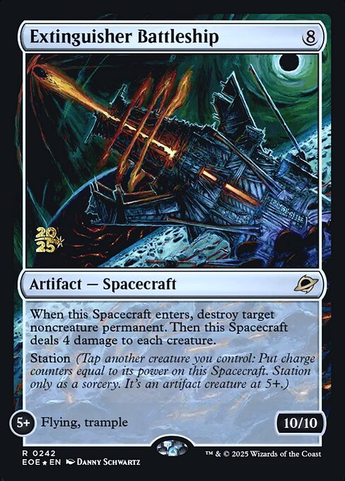 Extinguisher Battleship from Edge of Eternities Promos