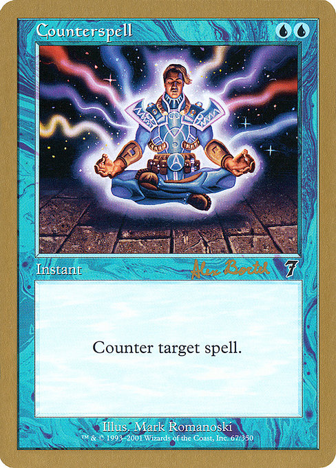 Counterspell from World Championship Decks 2001