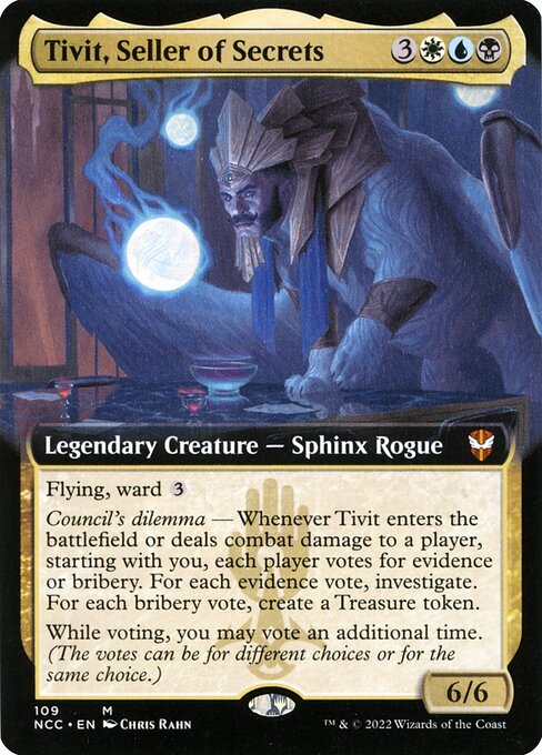 Tivit, Seller of Secrets from New Capenna Commander