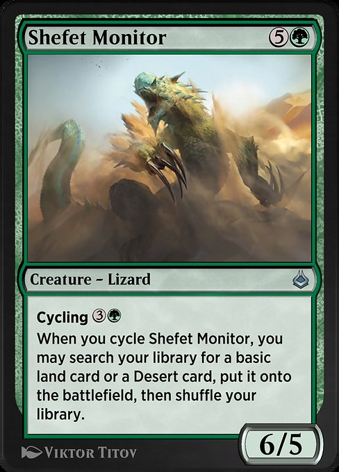 Shefet Monitor highlighted card art