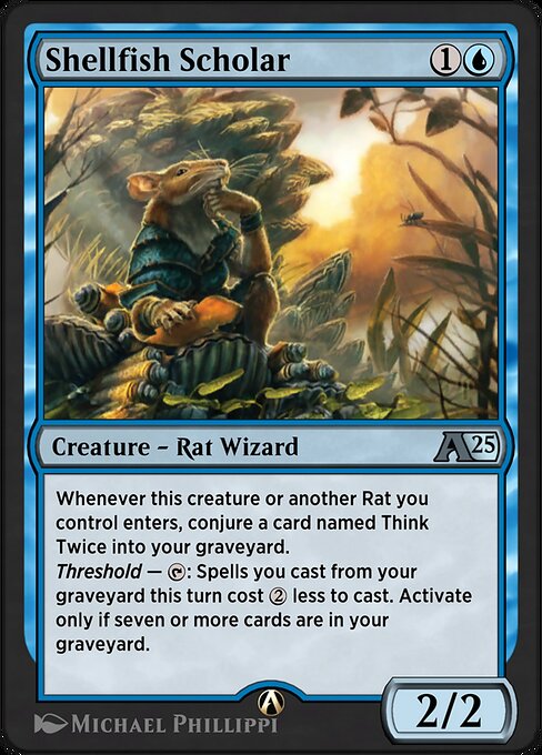 Shellfish Scholar highlighted card art