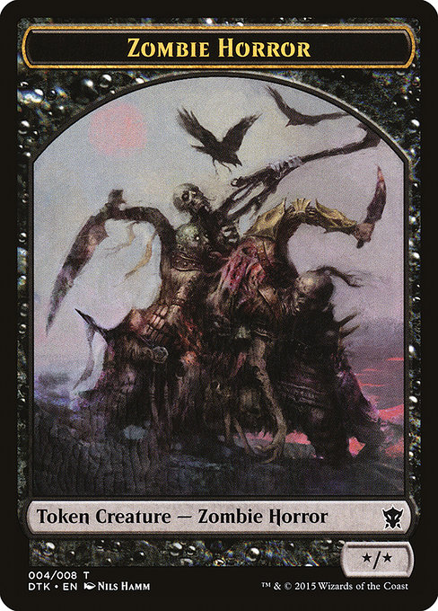 Zombie Horror highlighted card art