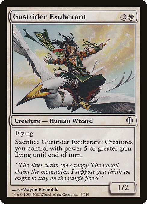 Gustrider Exuberant highlighted card art
