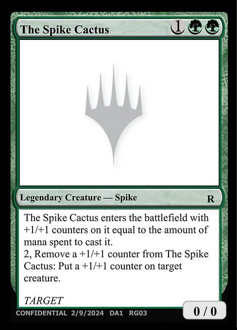 The Spike Cactus highlighted card art
