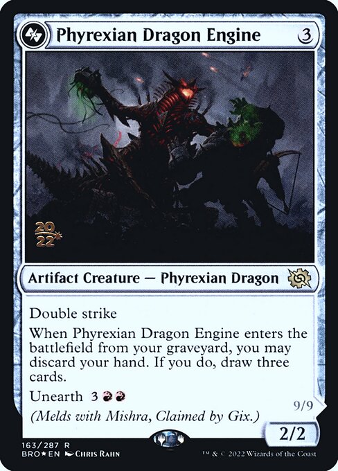 Phyrexian Dragon Engine highlighted card art