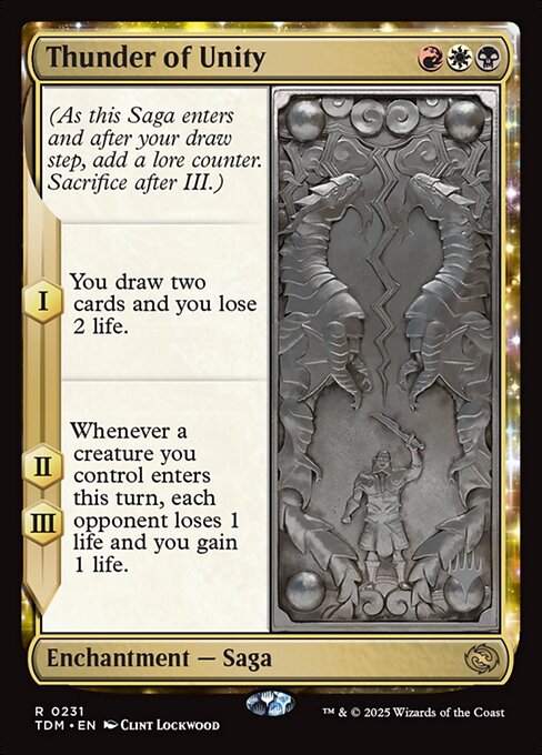 Thunder of Unity highlighted card art