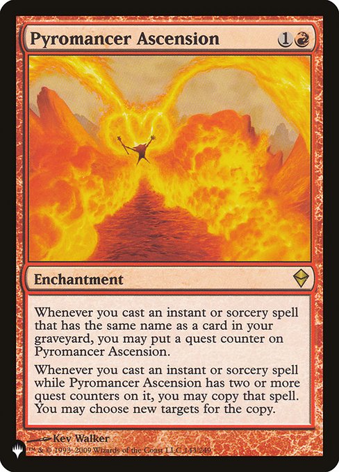 Pyromancer Ascension highlighted card art