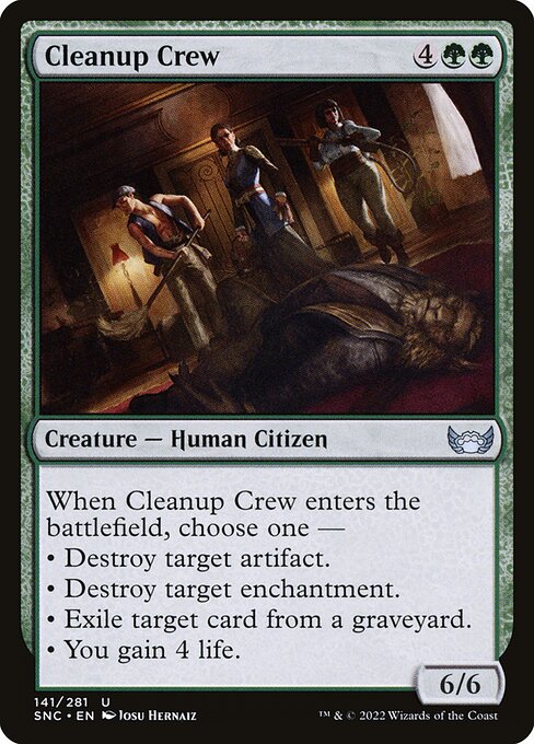 Cleanup Crew highlighted card art