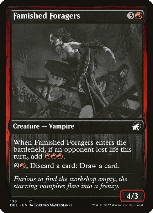 Famished Foragers highlighted card art