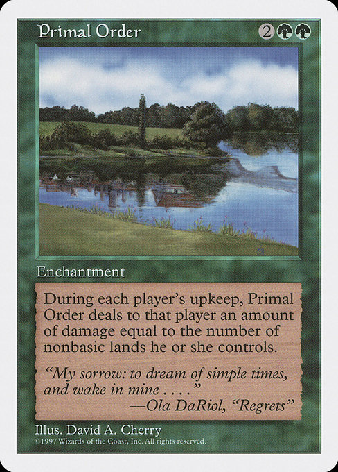 Primal Order from Fifth Edition