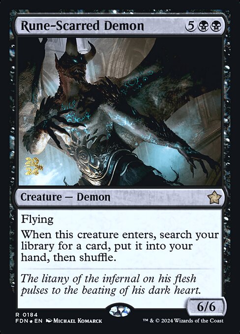 Rune-Scarred Demon from Foundations Promos