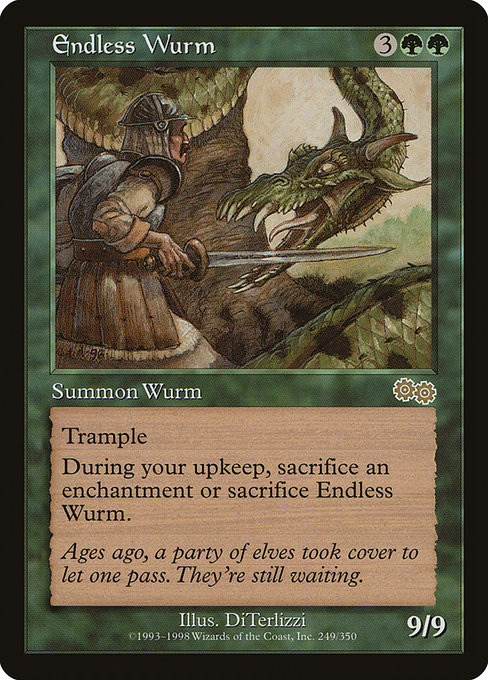 Endless Wurm from Urza's Saga