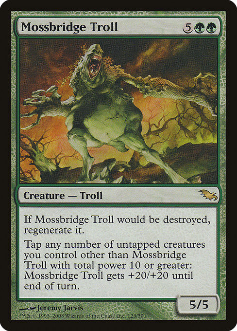 Mossbridge Troll highlighted card art