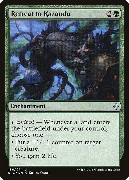 Retreat to Kazandu from Battle for Zendikar