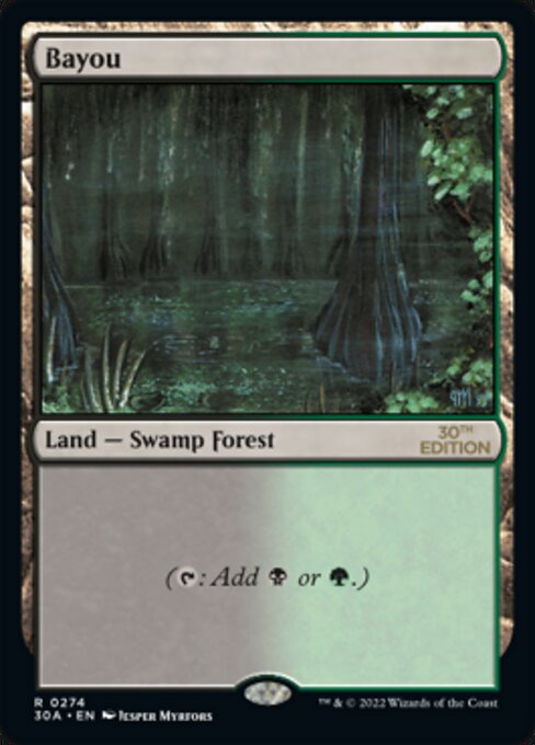 Bayou highlighted card art