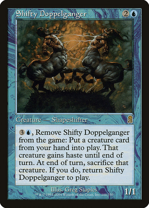 Shifty Doppelganger highlighted card art