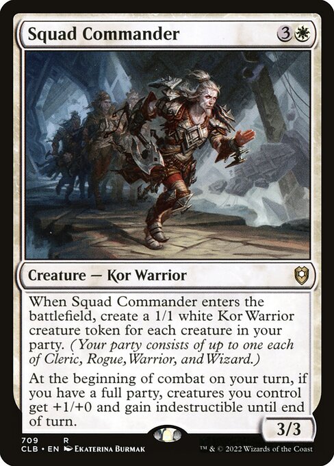 Squad Commander highlighted card art