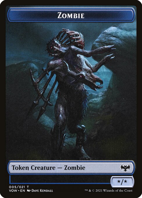 Zombie from Innistrad: Crimson Vow Tokens