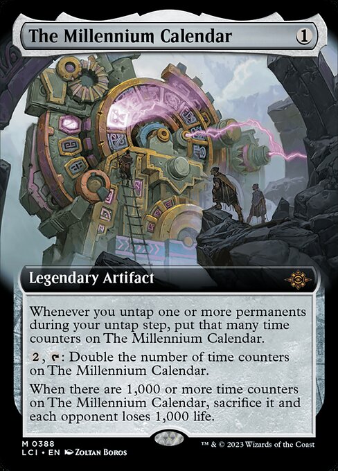 The Millennium Calendar from The Lost Caverns of Ixalan