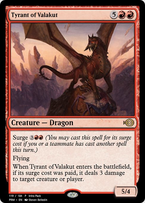 Tyrant of Valakut highlighted card art