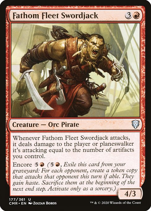 Fathom Fleet Swordjack highlighted card art