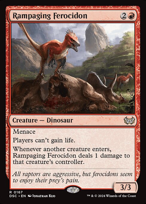 Rampaging Ferocidon highlighted card art
