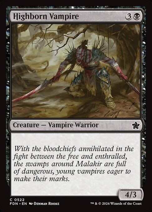 Highborn Vampire highlighted card art