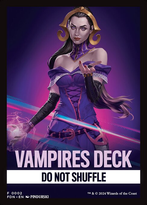 Vampires highlighted card art