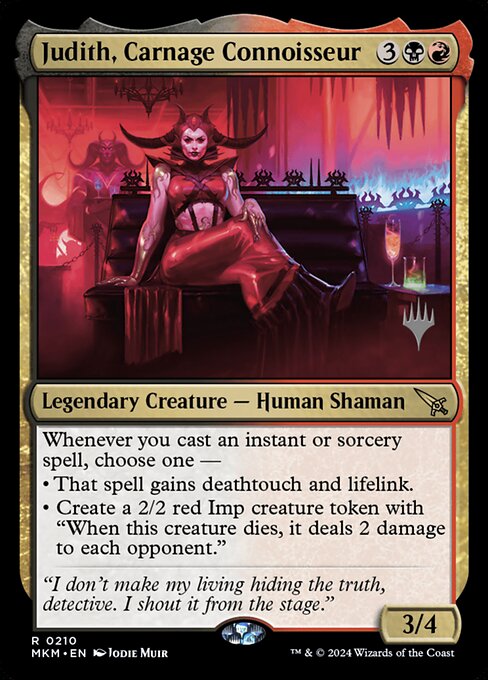 Judith, Carnage Connoisseur from Murders at Karlov Manor Promos