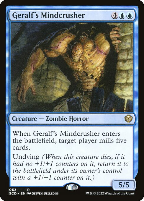 Geralf's Mindcrusher highlighted card art