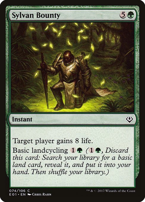Sylvan Bounty from Archenemy: Nicol Bolas