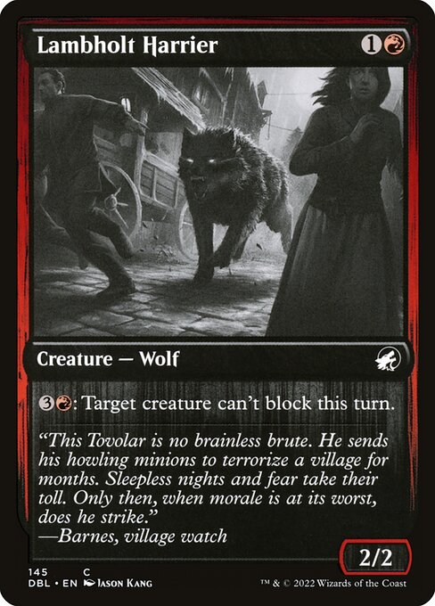 Lambholt Harrier highlighted card art