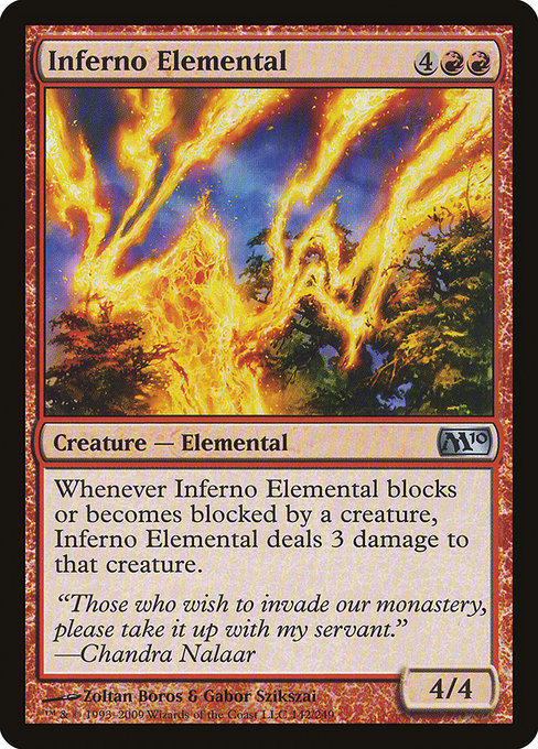Inferno Elemental highlighted card art