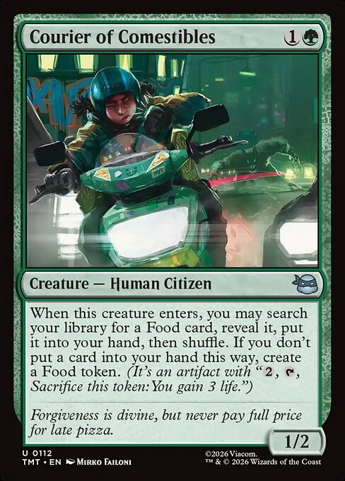 Courier of Comestibles from Teenage Mutant Ninja Turtles