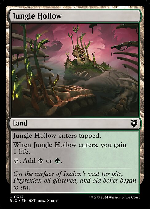 Jungle Hollow from Bloomburrow Commander