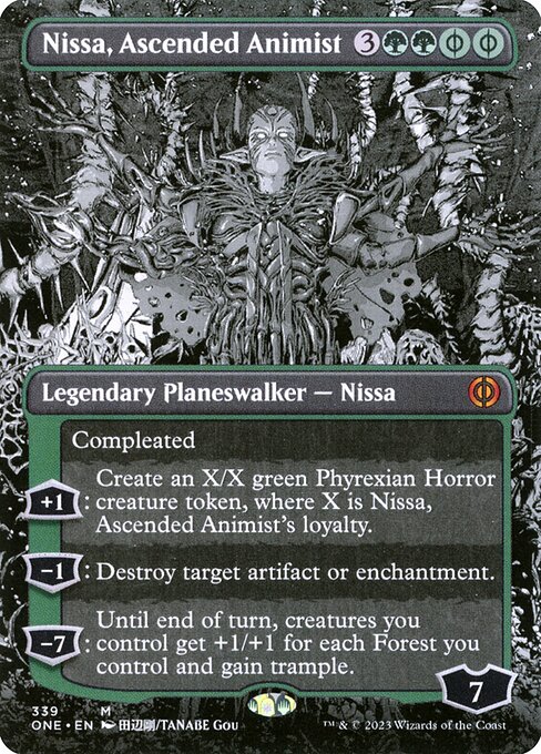 Nissa, Ascended Animist from Phyrexia: All Will Be One
