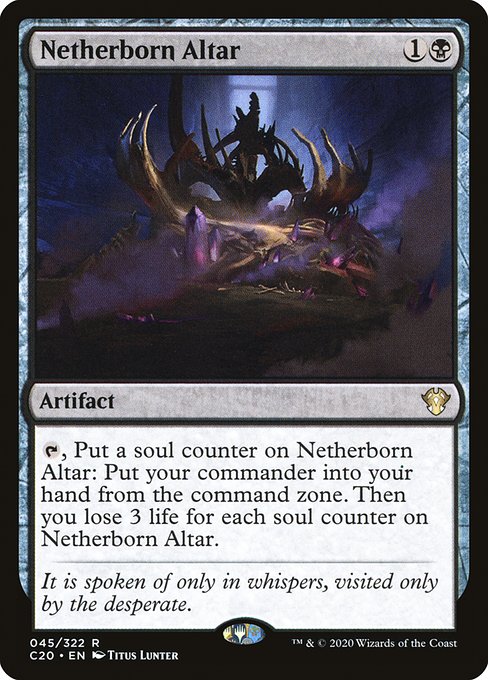 Netherborn Altar from Commander 2020