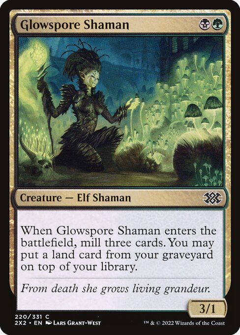 Glowspore Shaman from Double Masters 2022