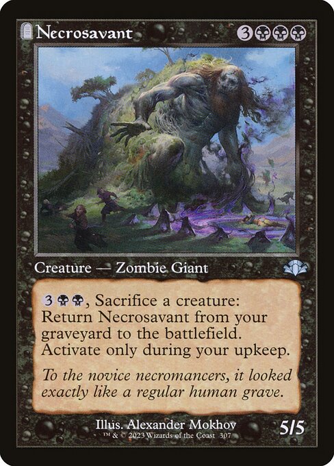 Necrosavant highlighted card art