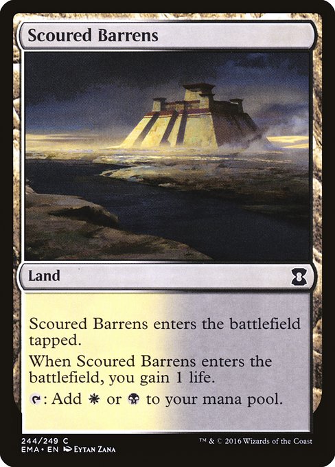 Scoured Barrens from Eternal Masters