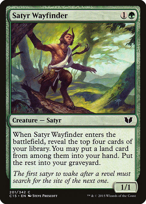 Satyr Wayfinder from Commander 2015