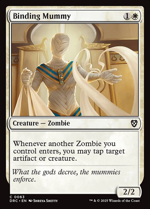 Binding Mummy highlighted card art