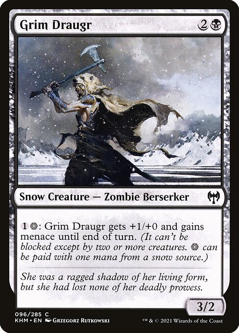 Grim Draugr highlighted card art