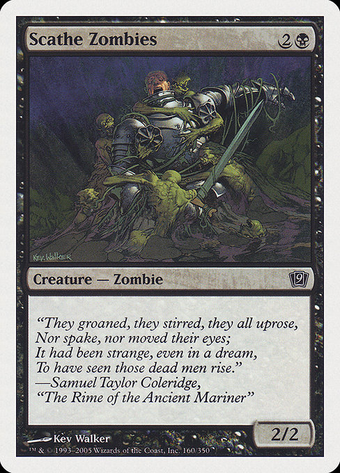 Scathe Zombies from Ninth Edition