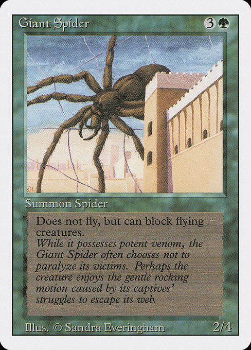 Giant Spider from Revised Edition