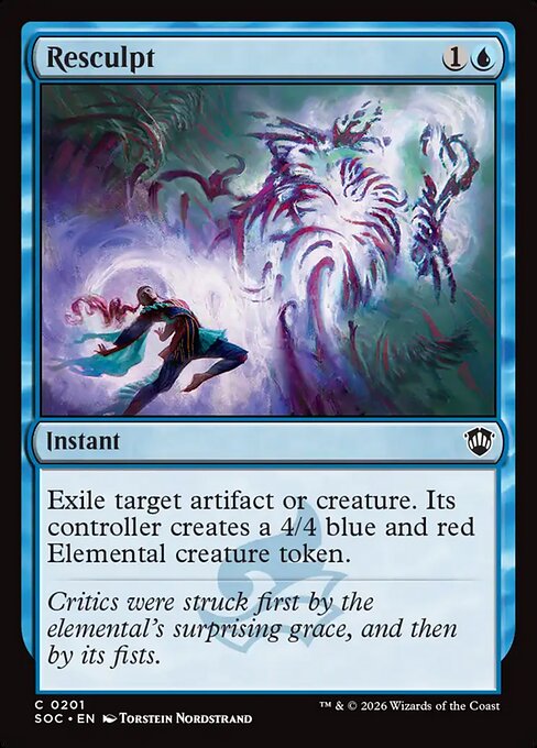 Resculpt from Secrets of Strixhaven Commander