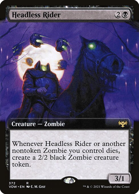 Headless Rider from Innistrad: Crimson Vow